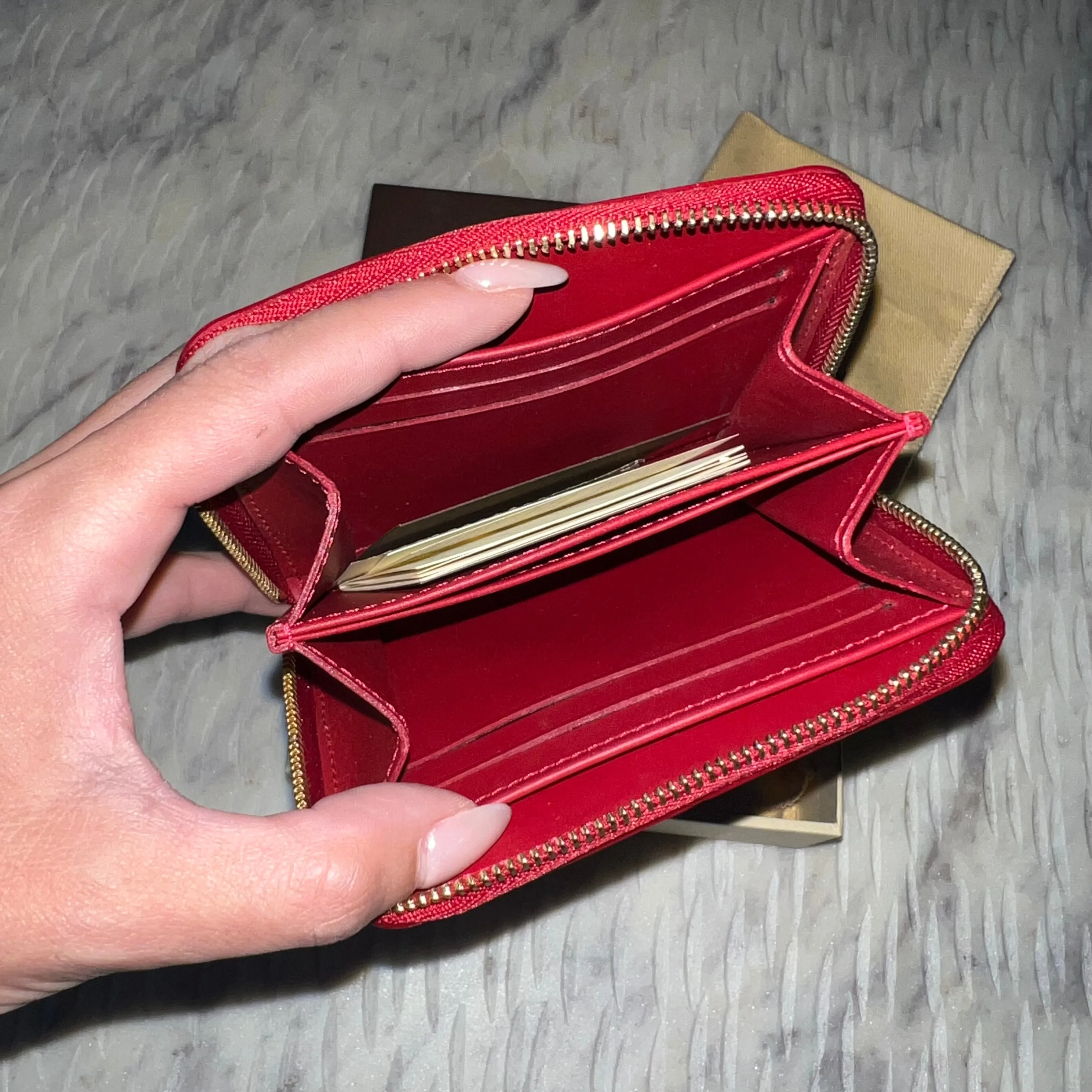 Louis Vuitton Zippy Coin Purse Wallet