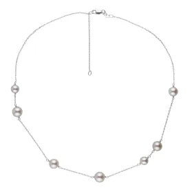 Luna Collection Akoya Pearl Necklace