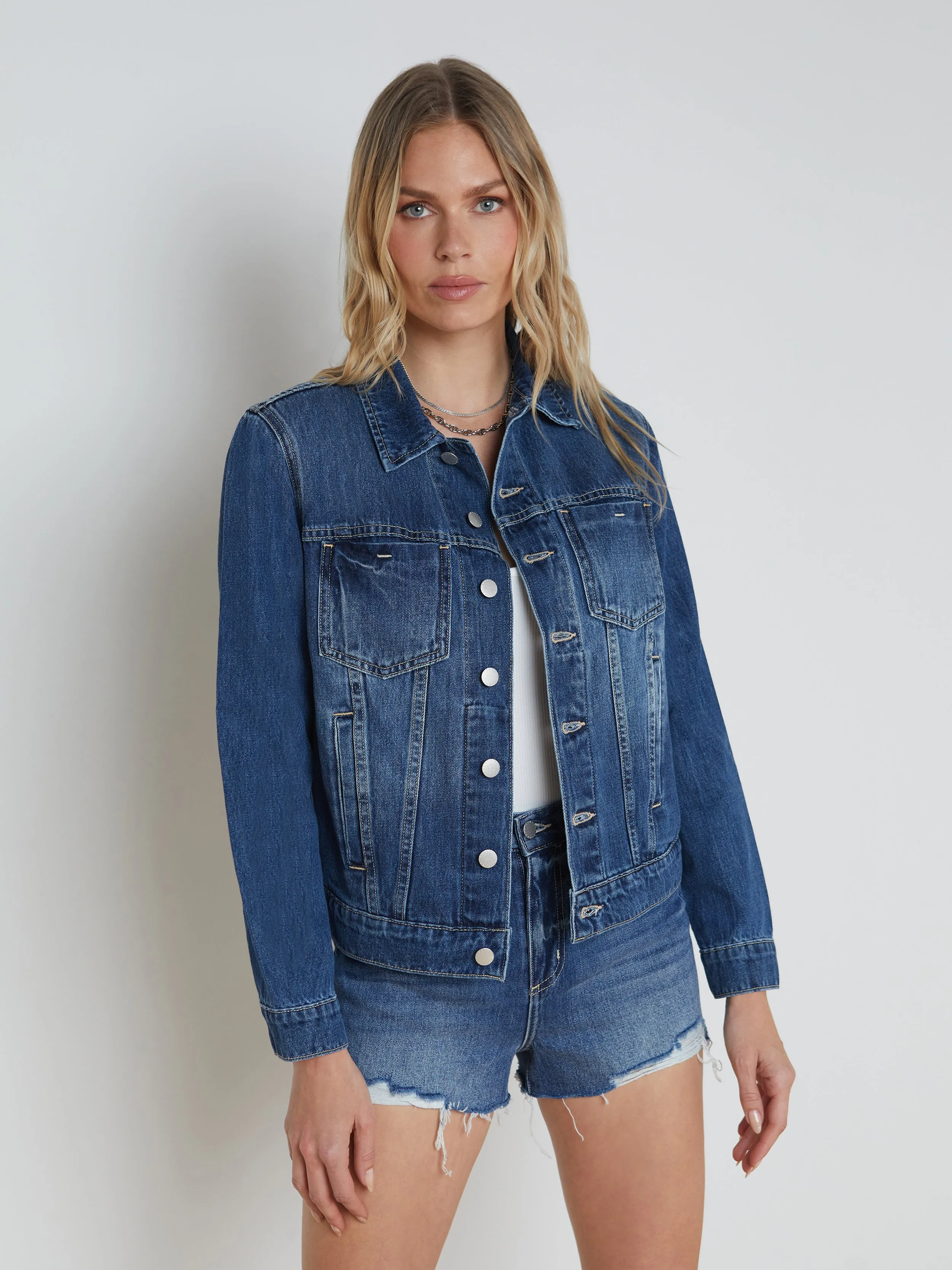 Mack Oversized Denim Jacket - Jean Bar Only