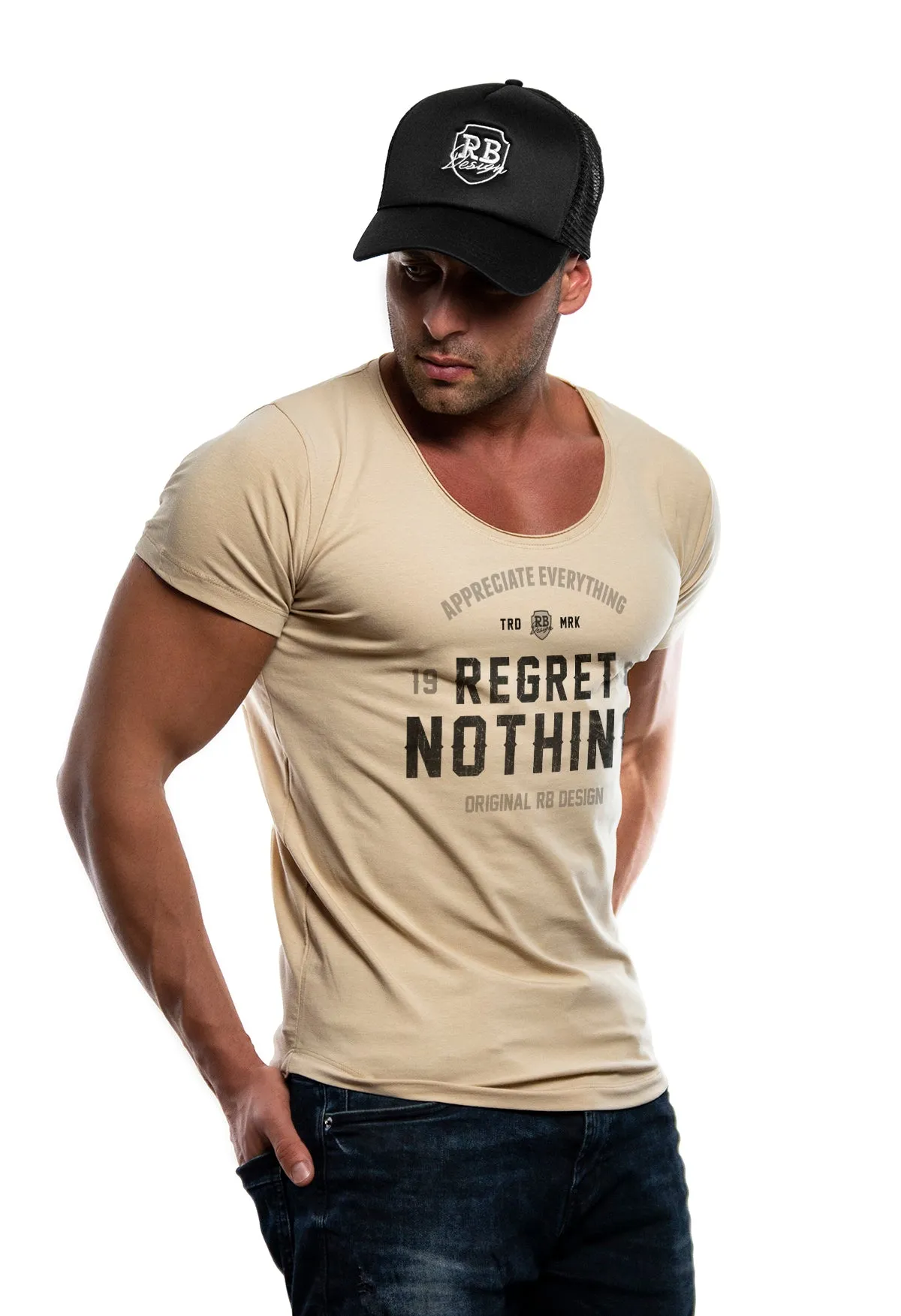 Men's T-shirt "Regret Nothing" MD982