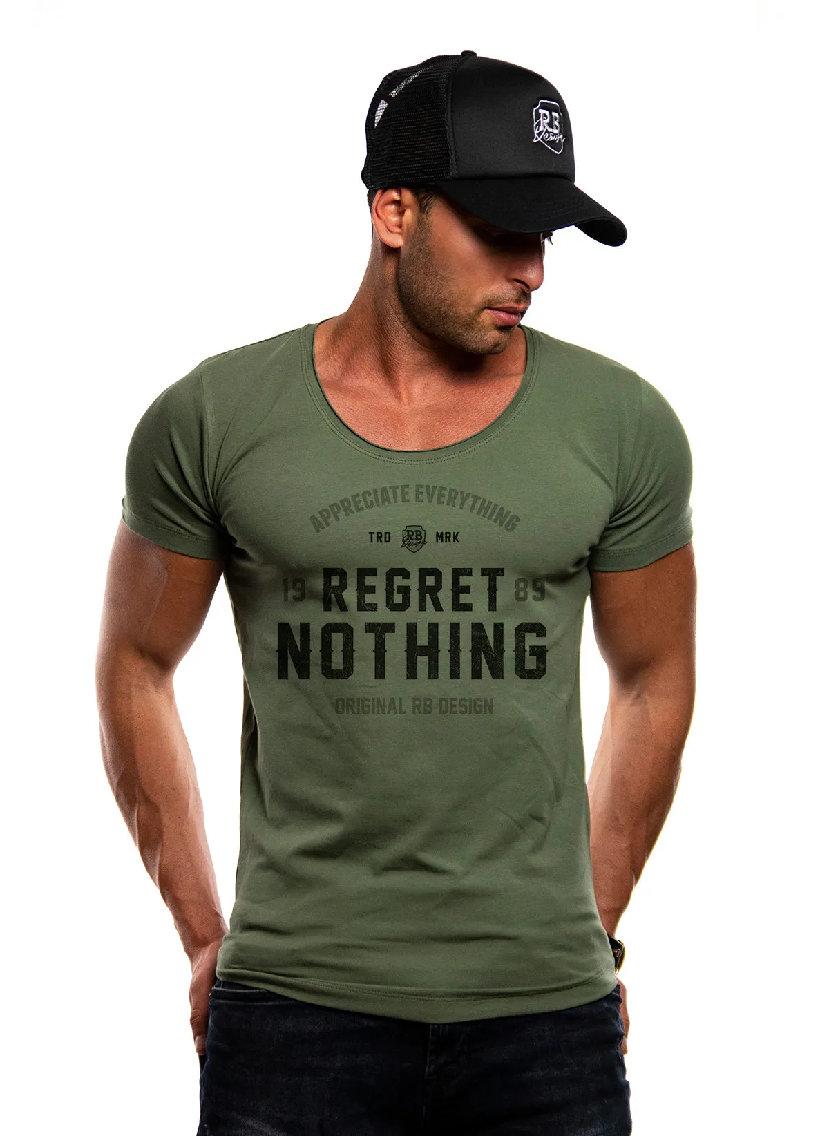 Men's T-shirt "Regret Nothing" MD982