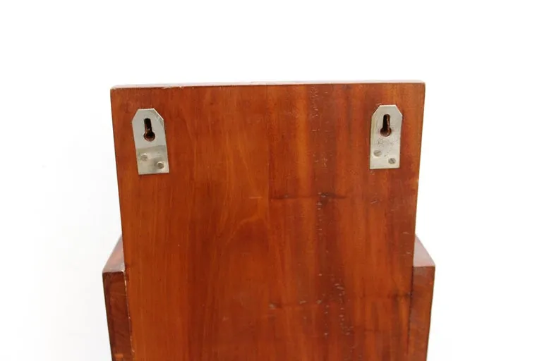 Mid-Century Modern Wall Document Holder in Wood