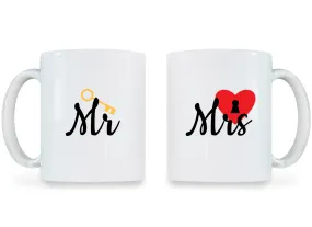 Mr. & Mrs. - Couple Coffee Mugs