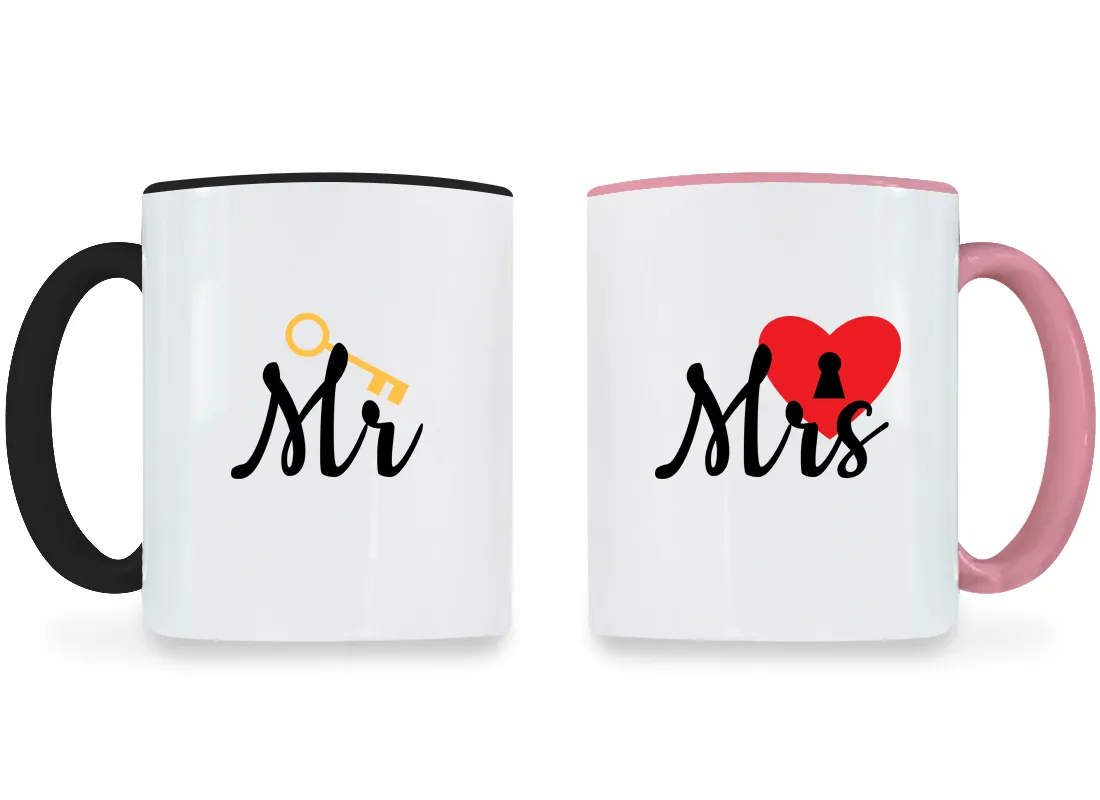 Mr. & Mrs. - Couple Coffee Mugs