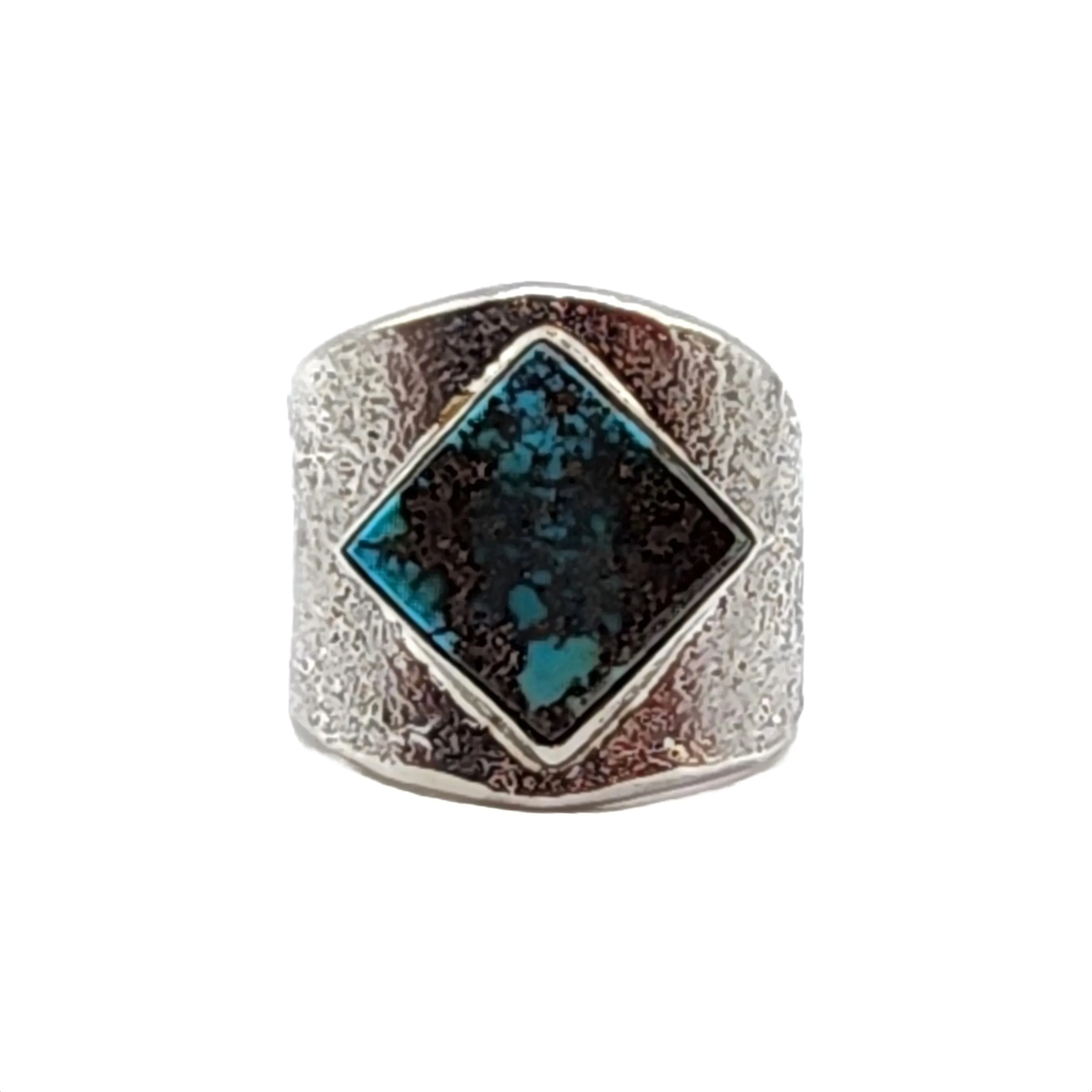 Natural Red Mountain Turquoise Ring - Size 11