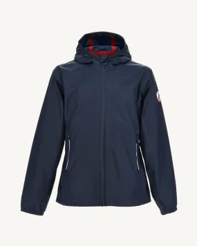 Navy Madeira kid's waterproof hooded jacket