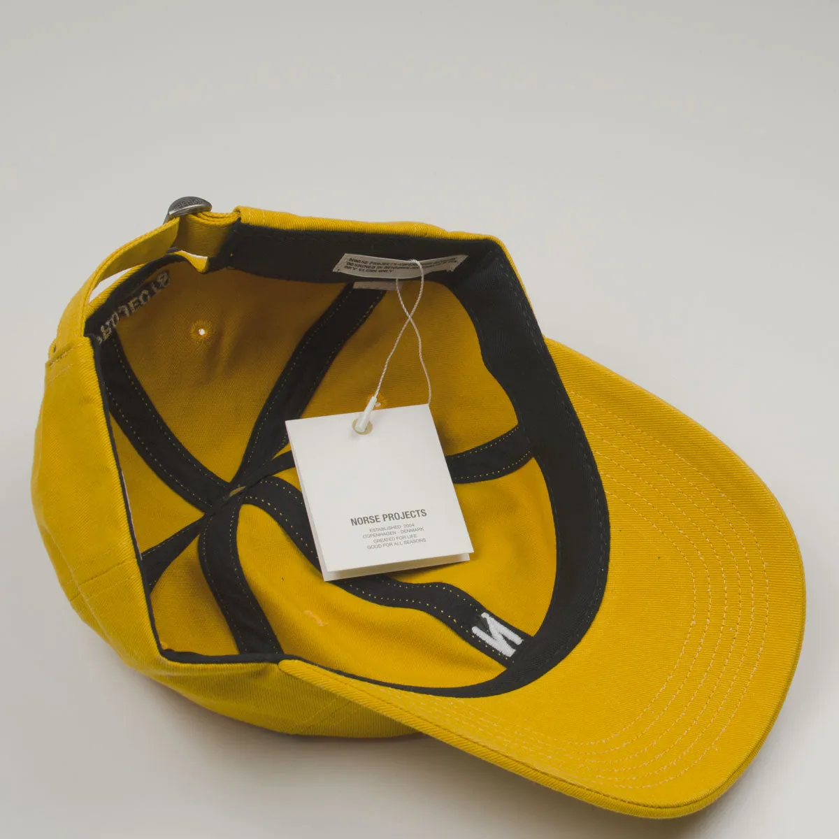 Norse Projects - Twill Sports Cap - Chrome Yellow