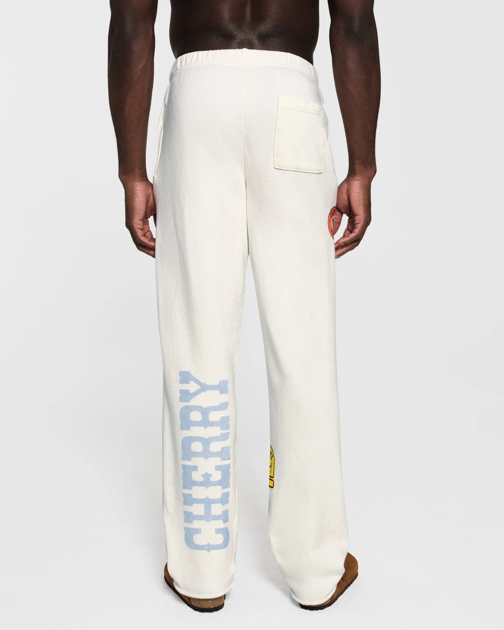 Off Road Raw Edge Sweatpants (Vintage White)