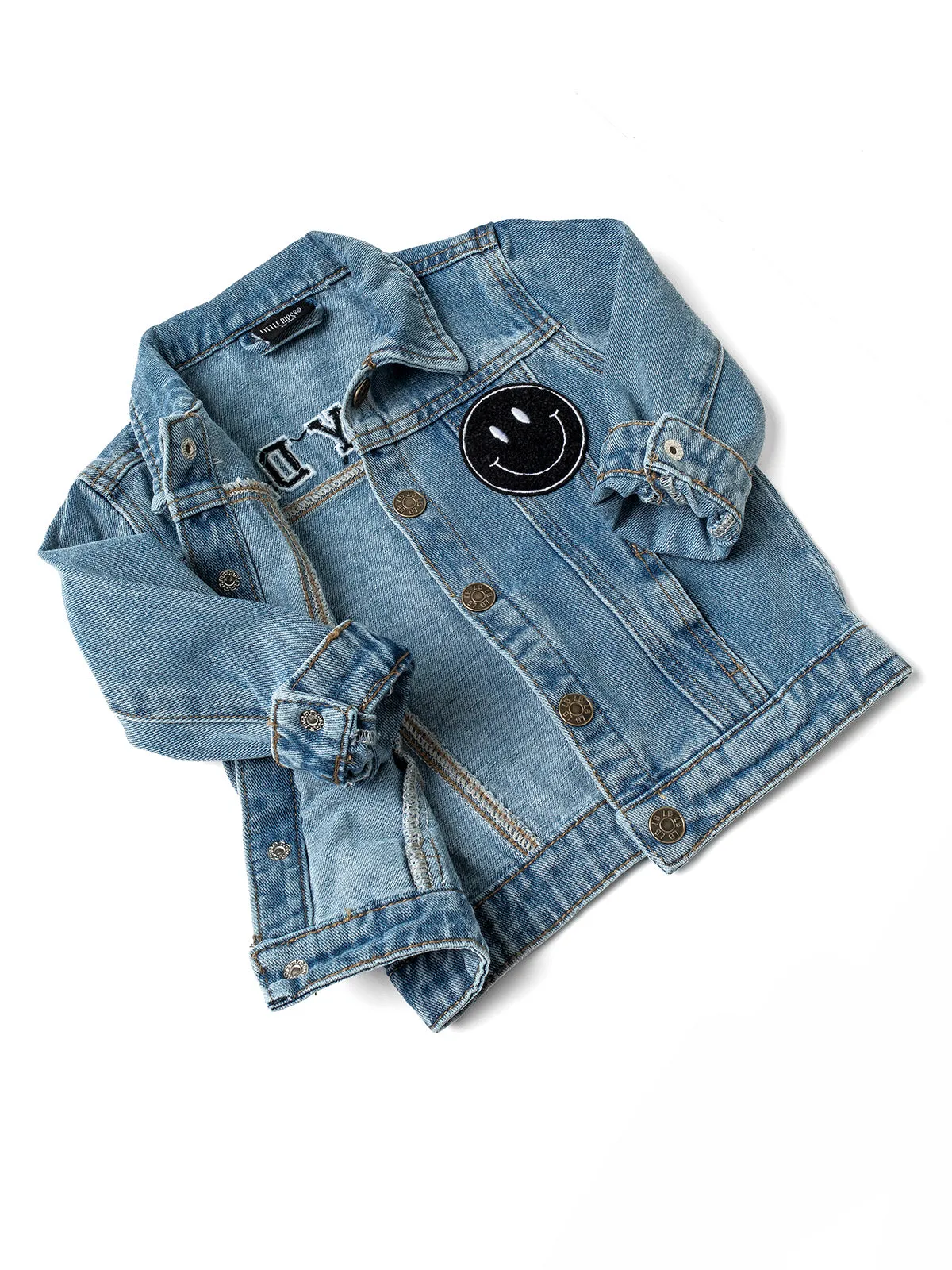 "Happy Day" Denim Jacket