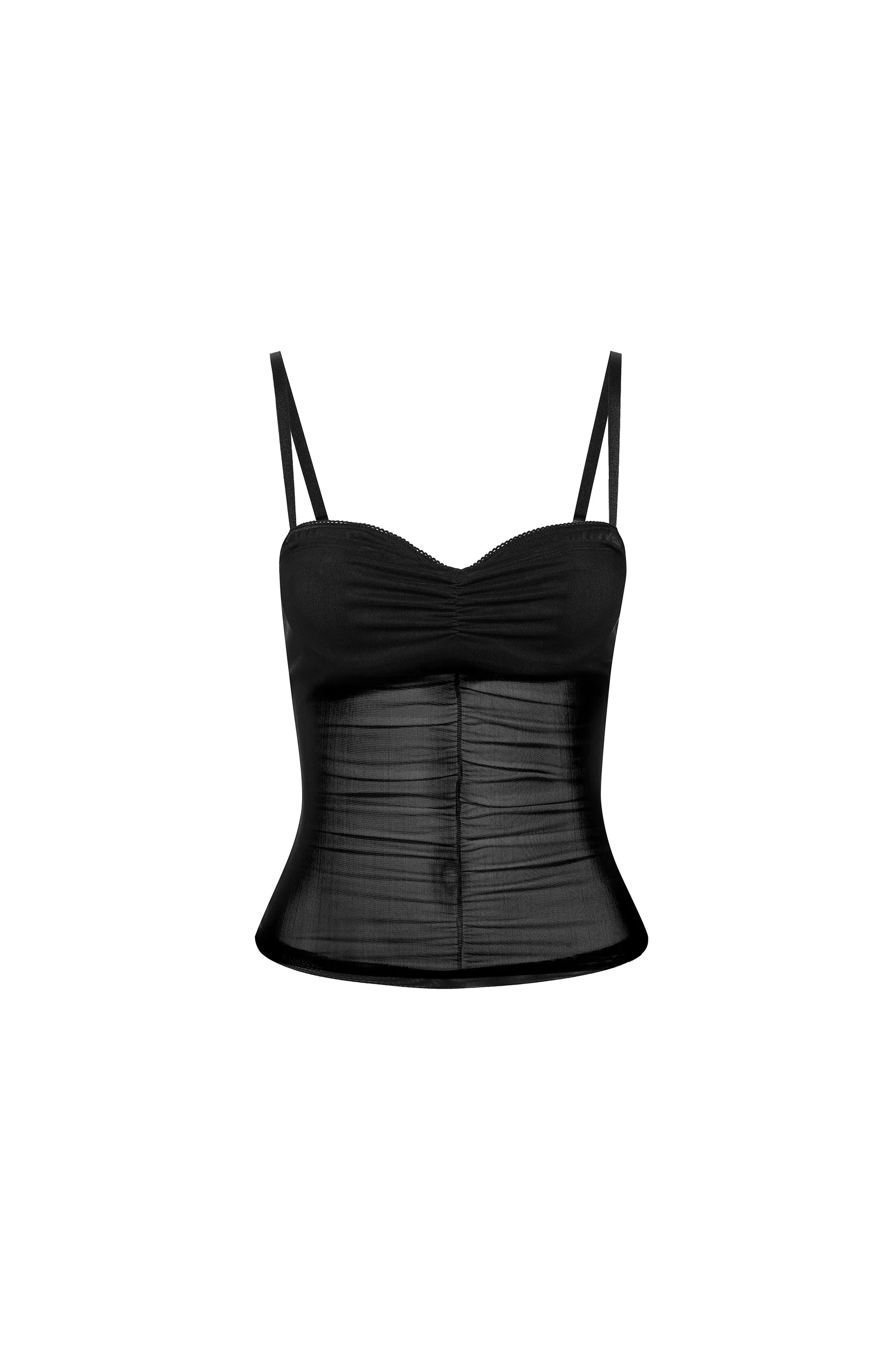 RENZO TUBE TOP - BLACK