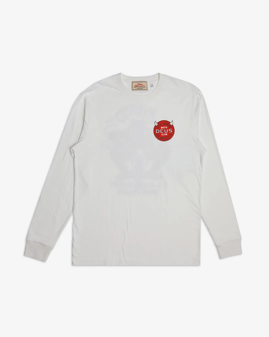 RIDING HOT LS TEE - VINTAGE WHITE