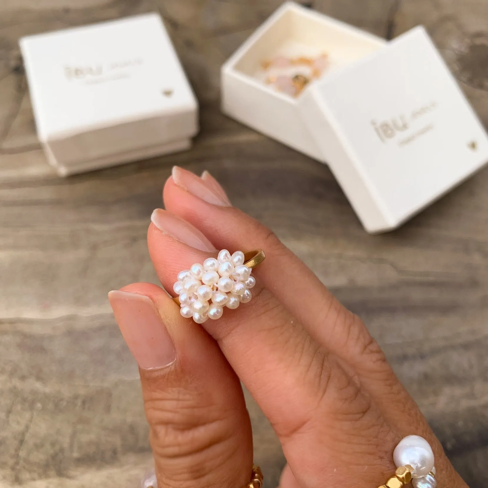 RING PEARL BUNCH