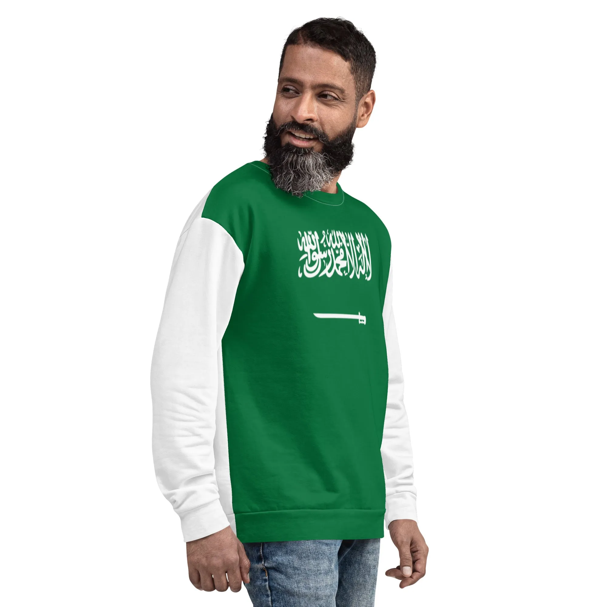 Saudi Arabia Sweatshirt For Men / Flag Saudi Arabia