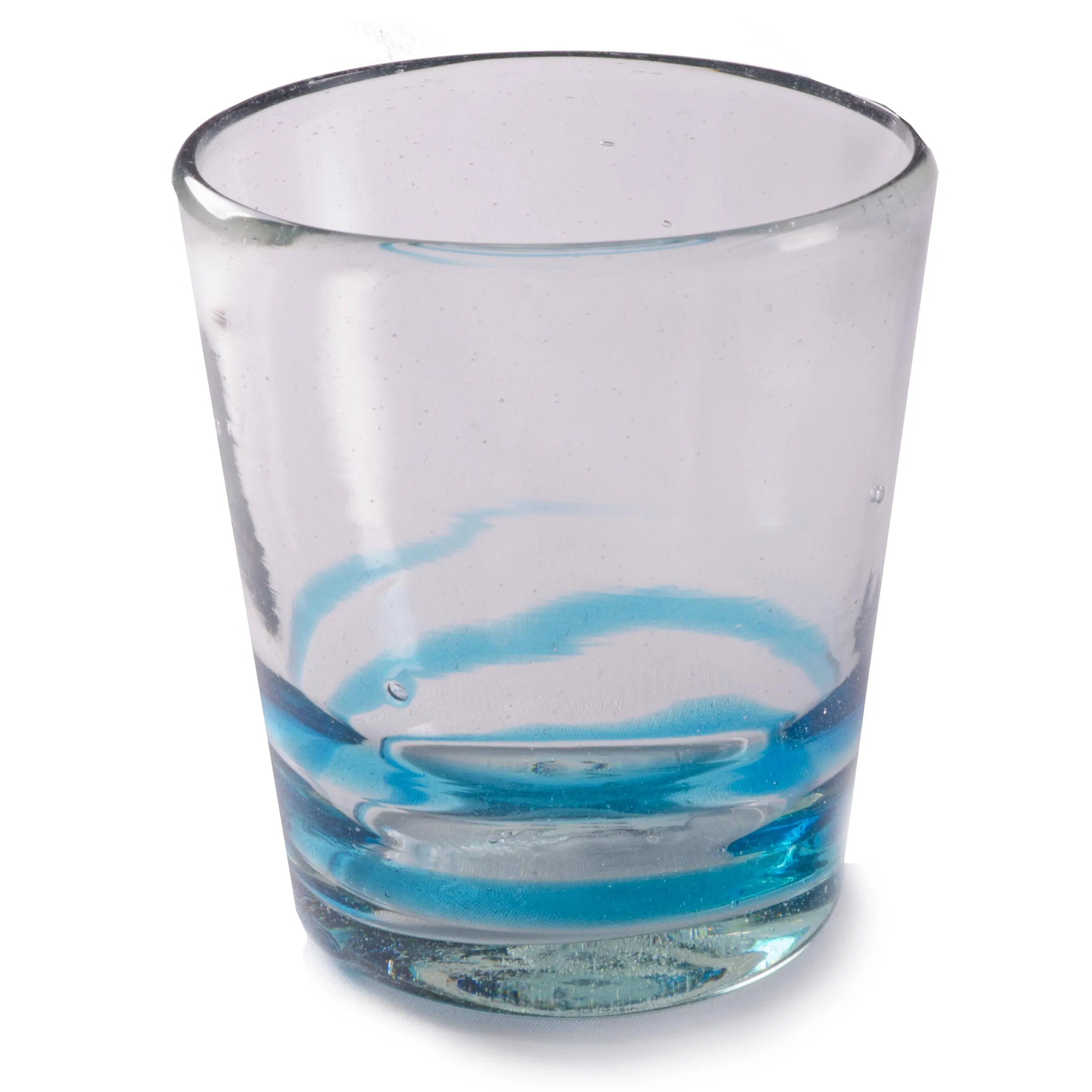 Serpentine Short Tumbler in Turquoise - 12 oz - Set of 6