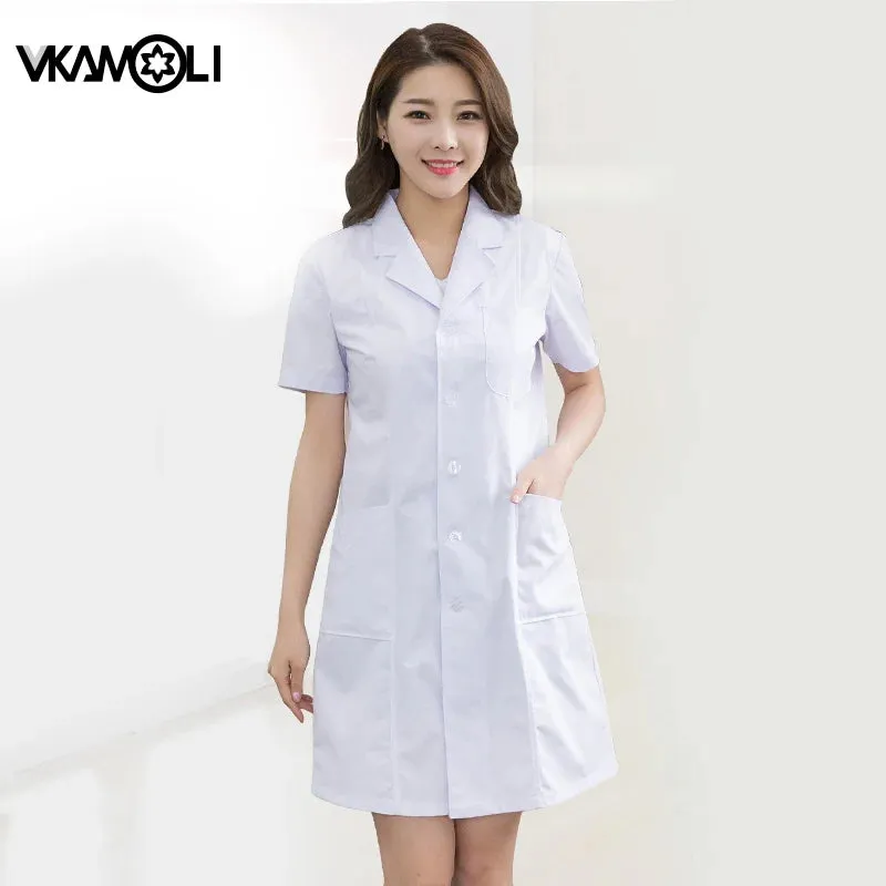 short/ Long sleeve Women's working clothing man uniform lab coat clothing doctor coat nurse uniform lab coats