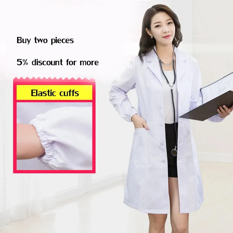 short/ Long sleeve Women's working clothing man uniform lab coat clothing doctor coat nurse uniform lab coats