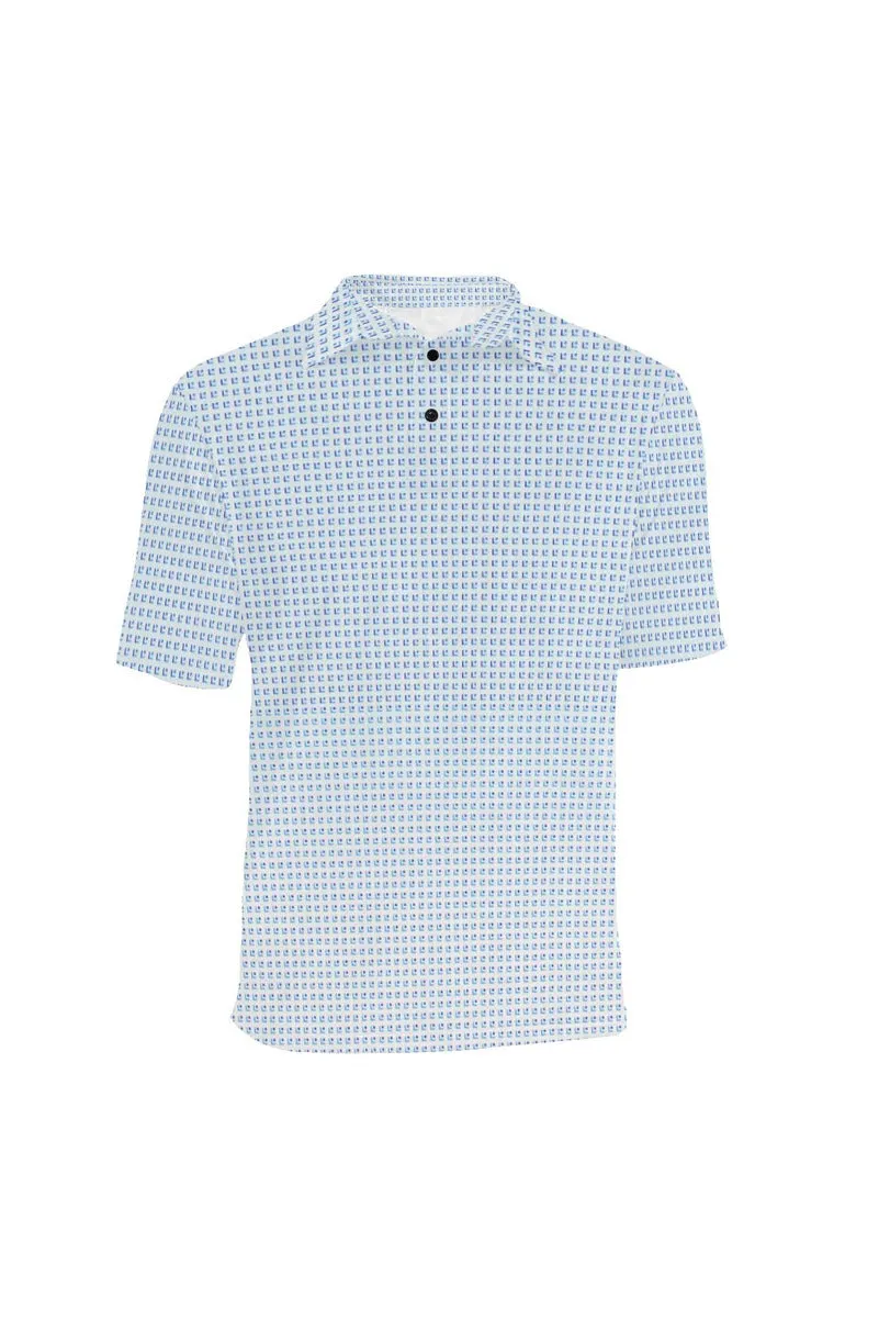 square biz Men's Polo Shirt