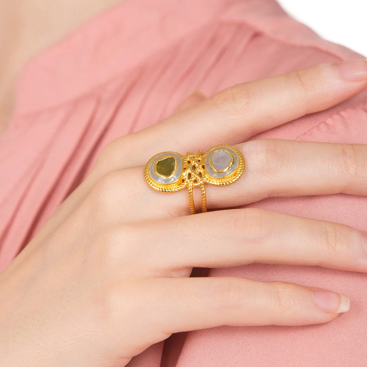 Stone Age Glam Ring