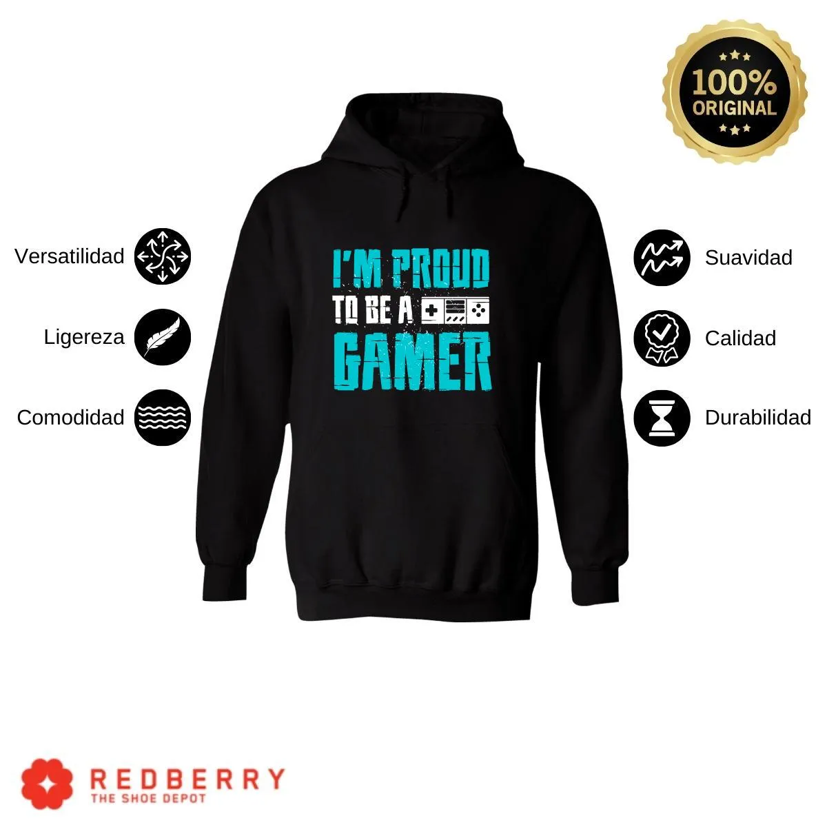 Sudadera Hombre  Hoodie Gamer Videojuegos Frases 078