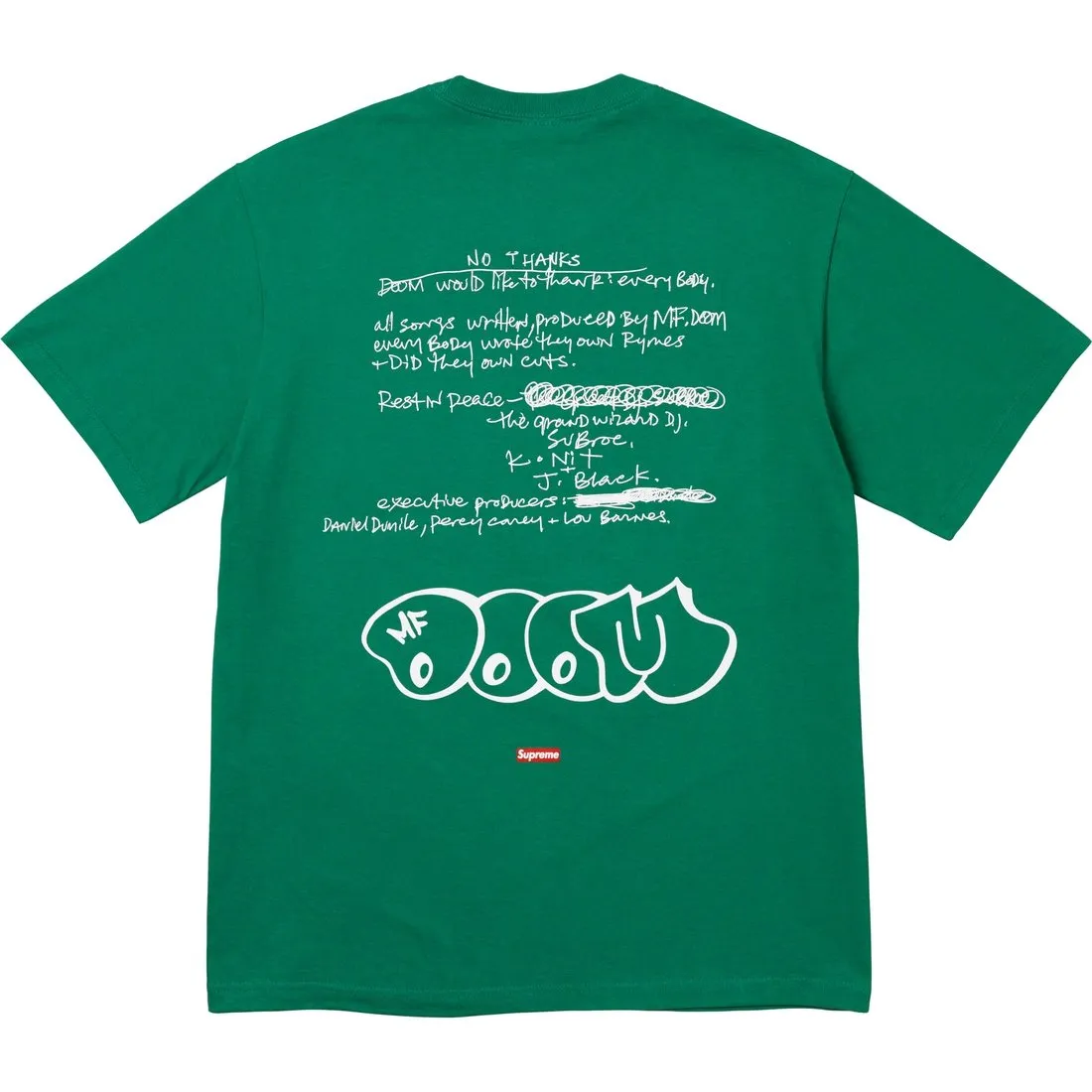 SUPREME MF DOOM TEE-PINE