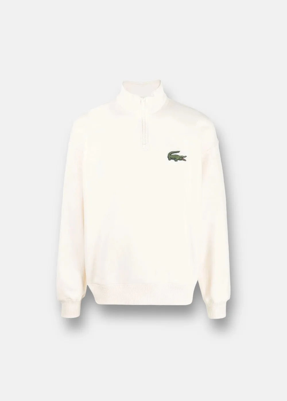 Sweat-shirt Lacoste vintage crocodile col montant