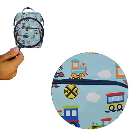 Train Print NGIL Diaper Bag/Travel Backpack