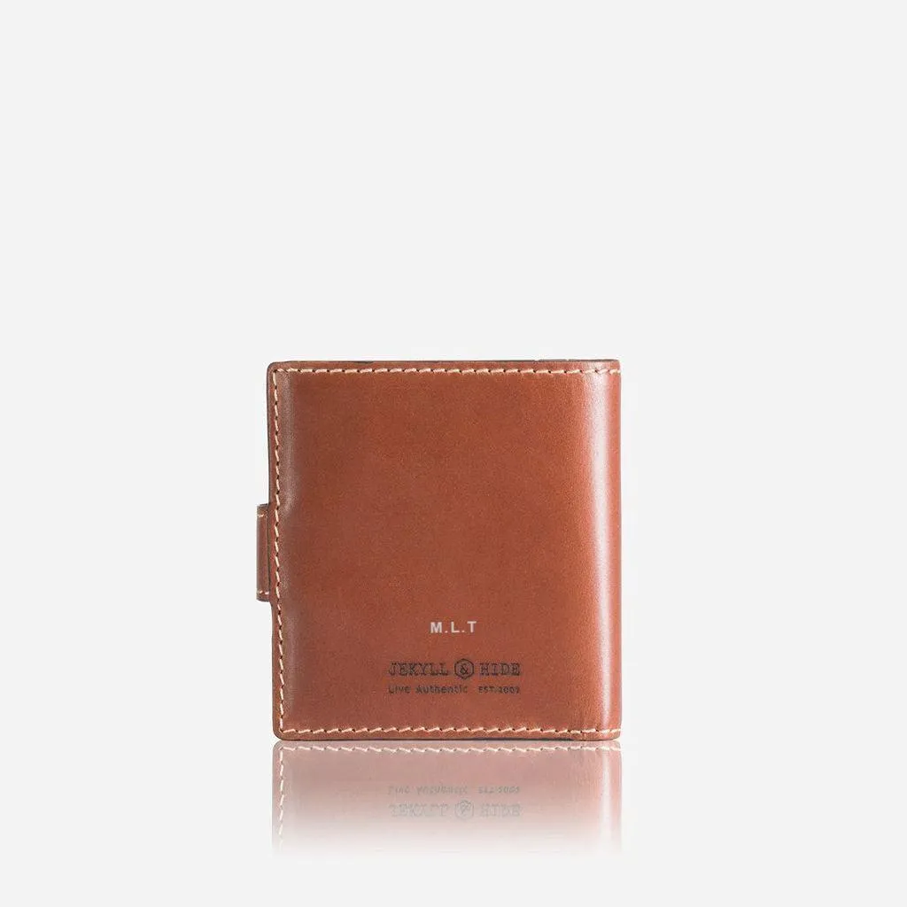 Tri Fold Wallet With Coin And Tab, Clay