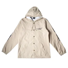 True Mens BBQ Hooded Rain Jacket Tan