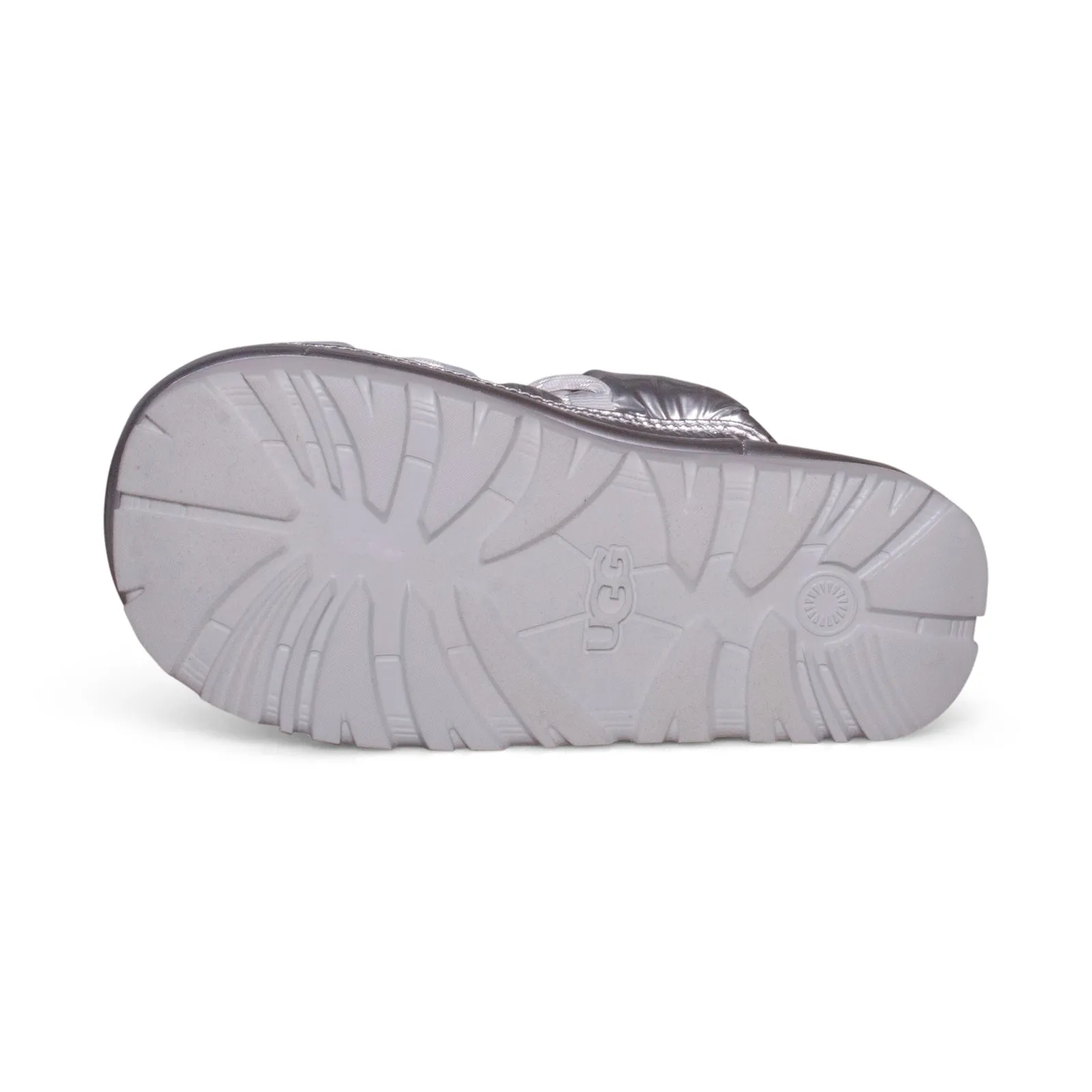 UGG Hi Shine Spaceslider Slide Silver Slippers - Women's