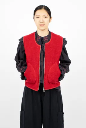 Utah Waistcoat Red