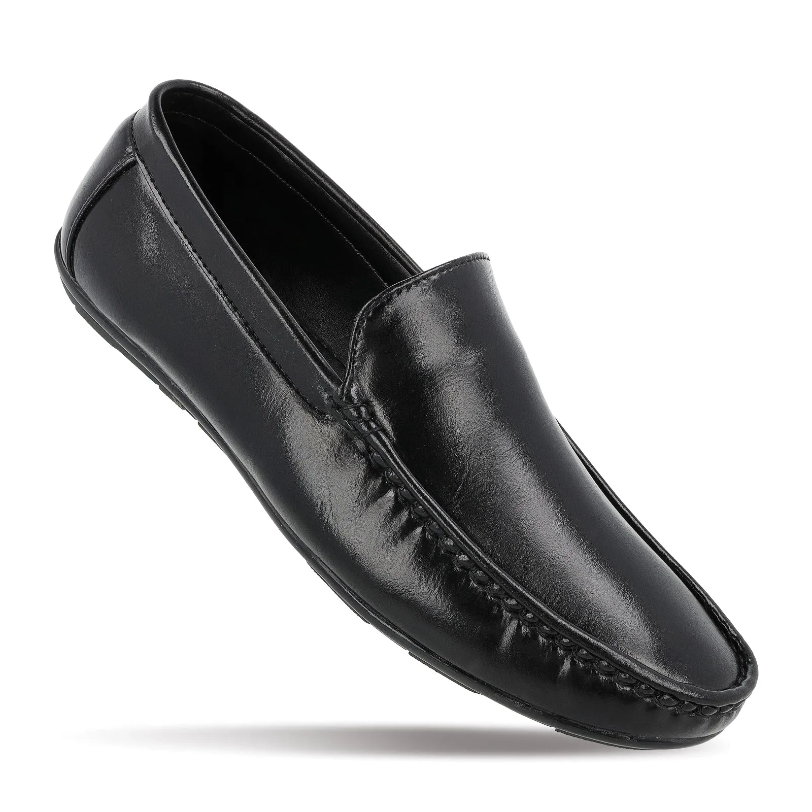 Walkaroo Men Loafer Formal Shoes - WF6018 Black