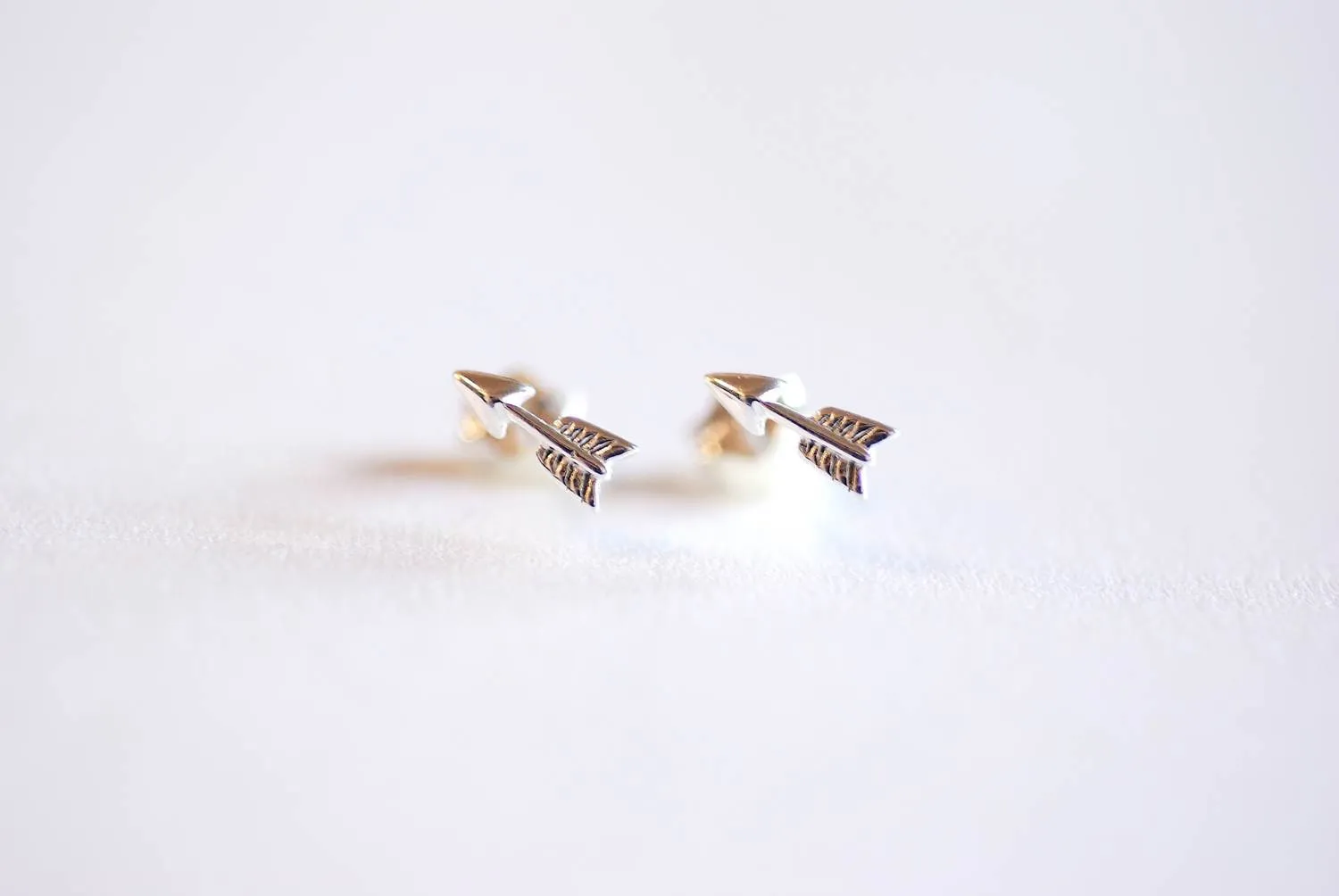 Wholesale Arrow Earrings- Sterling Silver Arrow Earring Studs, Small Arrow Studs, Ear Crawlers,  Ear Climbers, Triangle Studs, Chevron Earrings