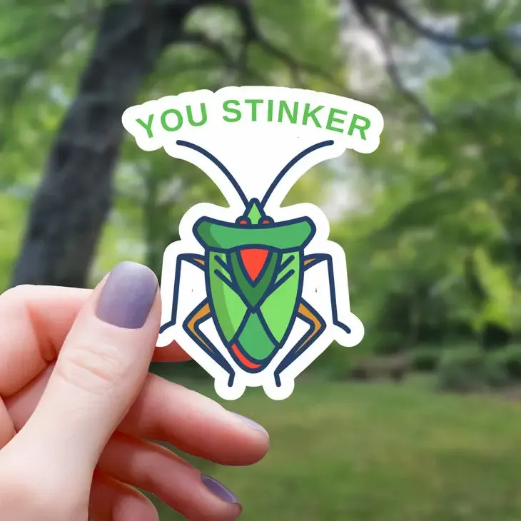 You Stinker 3 Insect Pun Sticker