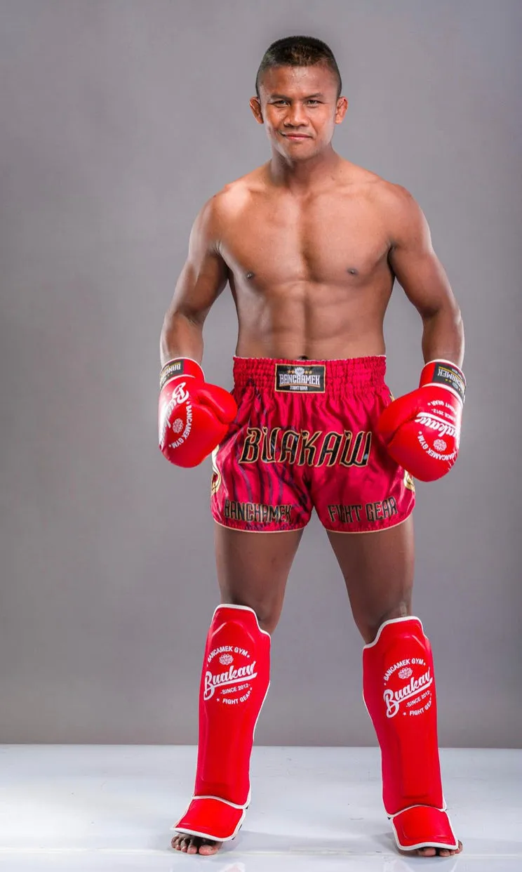 泰拳拳套 Thai Boxing Gloves : Buakaw BGL-W1 Red